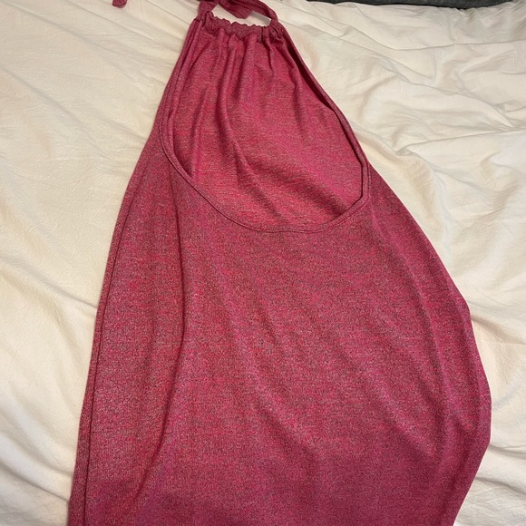 Shein Pink Backless Halter Mini Dress - Picture 4 of 5